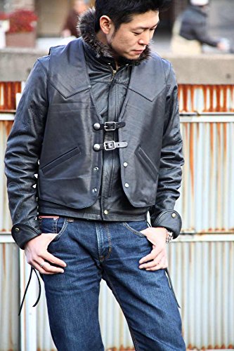 Amazon | DEGNER(デグナー) レザーベスト COW(ソフト):牛革/1.3mm厚
